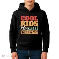 Cool Play Chess Player Chess Board Chess Lovers Kids Hoodie thumb 4