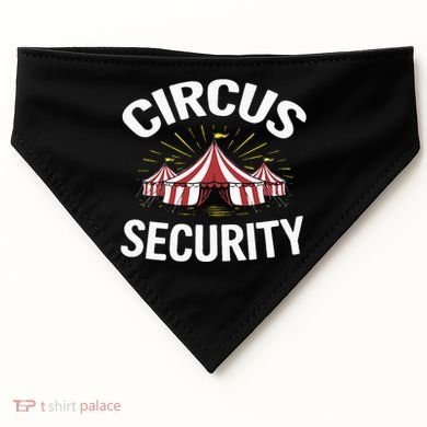 Circus Party Circus Security USA-Made Doggie Bandana