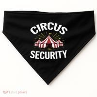 Circus Party Circus Security USA-Made Doggie Bandana thumb 0