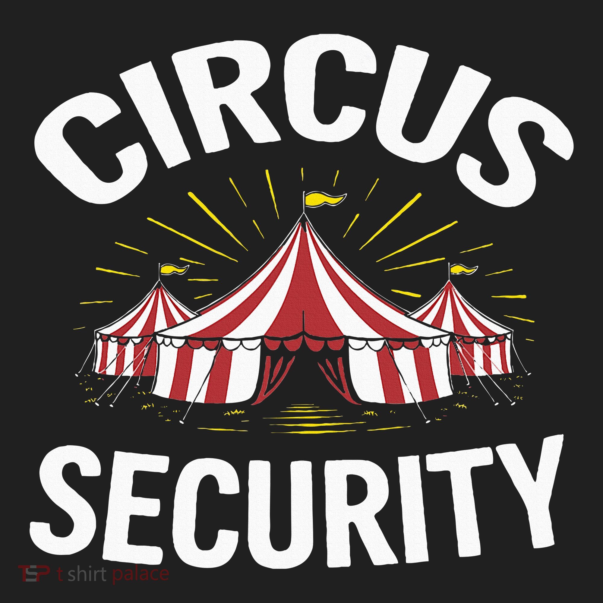 Circus Party Circus Security Golf Towel