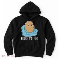 Couch Potato Cute Kawaii Funny Potato Hoodie thumb 0