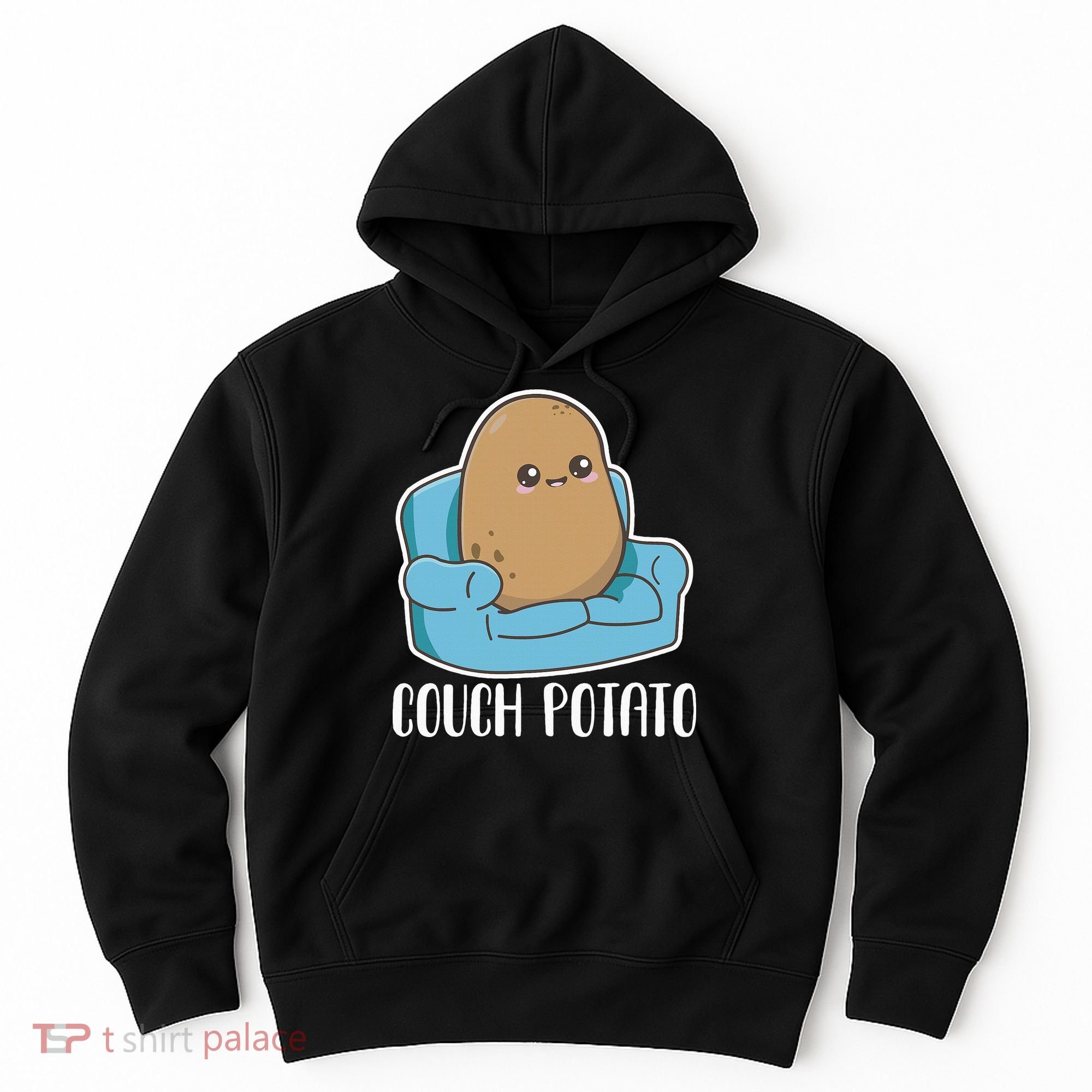 Couch Potato Cute Kawaii Funny Potato Hoodie