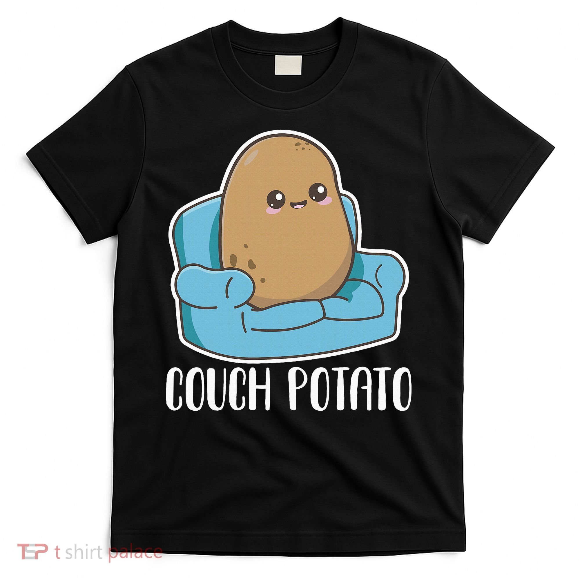 Couch Potato Cute Kawaii Funny Potato T-Shirt