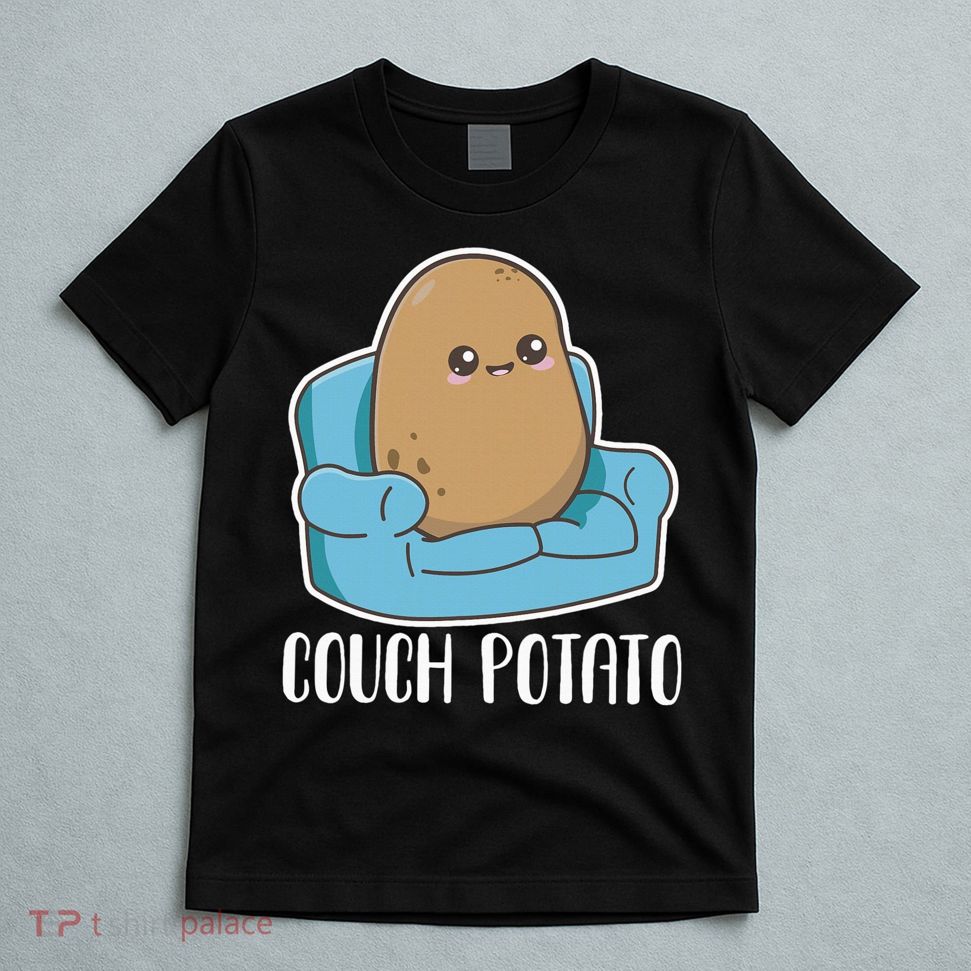 Couch Potato Cute Kawaii Funny Potato T-Shirt