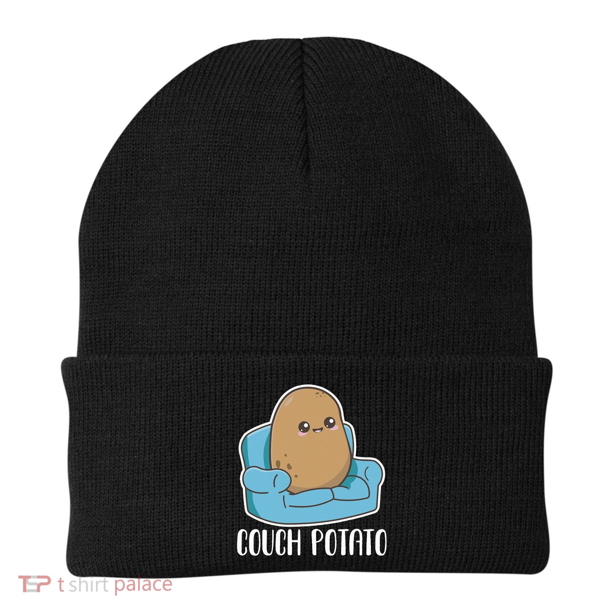 Couch Potato Cute Kawaii Funny Potato Beanie