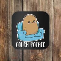 Couch Potato Cute Kawaii Funny Potato Coaster thumb 0