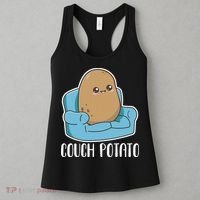 Couch Potato Cute Kawaii Funny Potato Women's Tank Top thumb 3