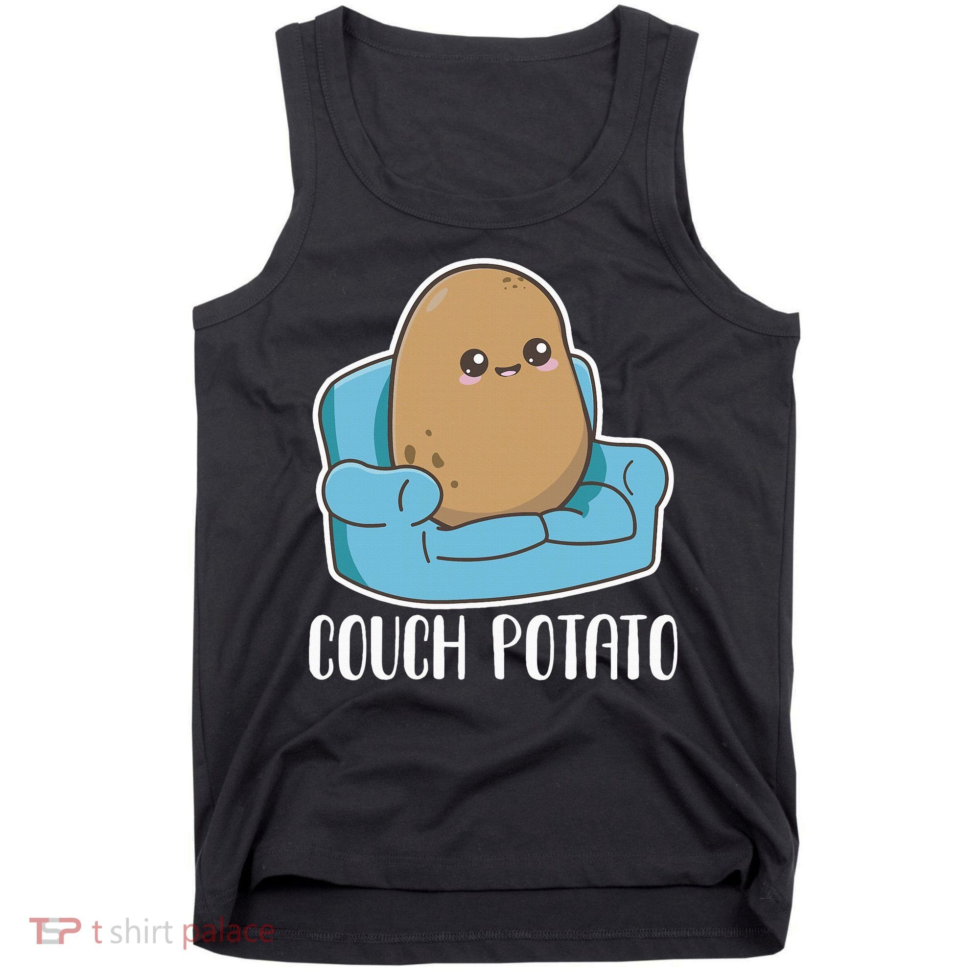 Couch Potato Cute Kawaii Funny Potato Tank Top