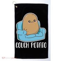 Couch Potato Cute Kawaii Funny Potato Golf Towel thumb 0