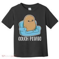 Couch Potato Cute Kawaii Funny Potato Toddler T-Shirt thumb 0