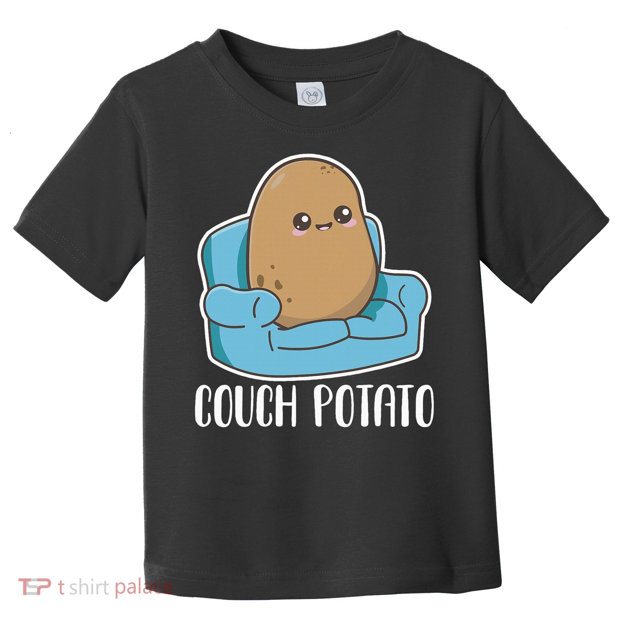 Couch Potato Cute Kawaii Funny Potato Toddler T-Shirt