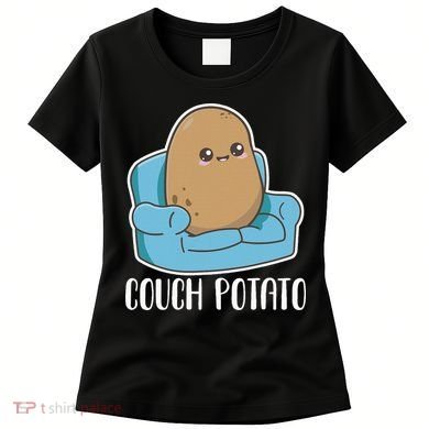 Couch Potato Cute Kawaii Funny Potato Women's T-Shirt
