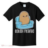 Couch Potato Cute Kawaii Funny Potato Kids T-Shirt thumb 0