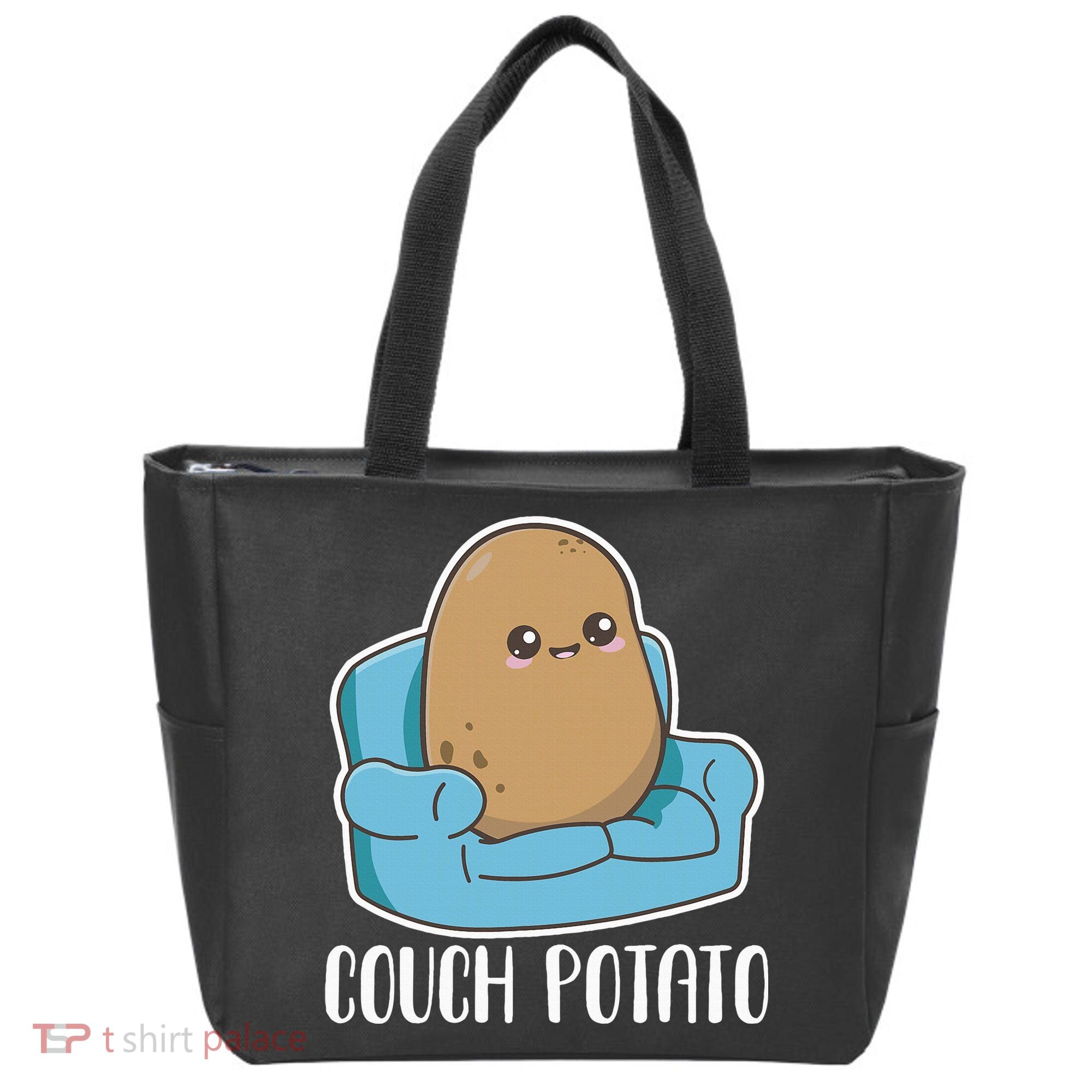 Couch Potato Cute Kawaii Funny Potato Tote Bag