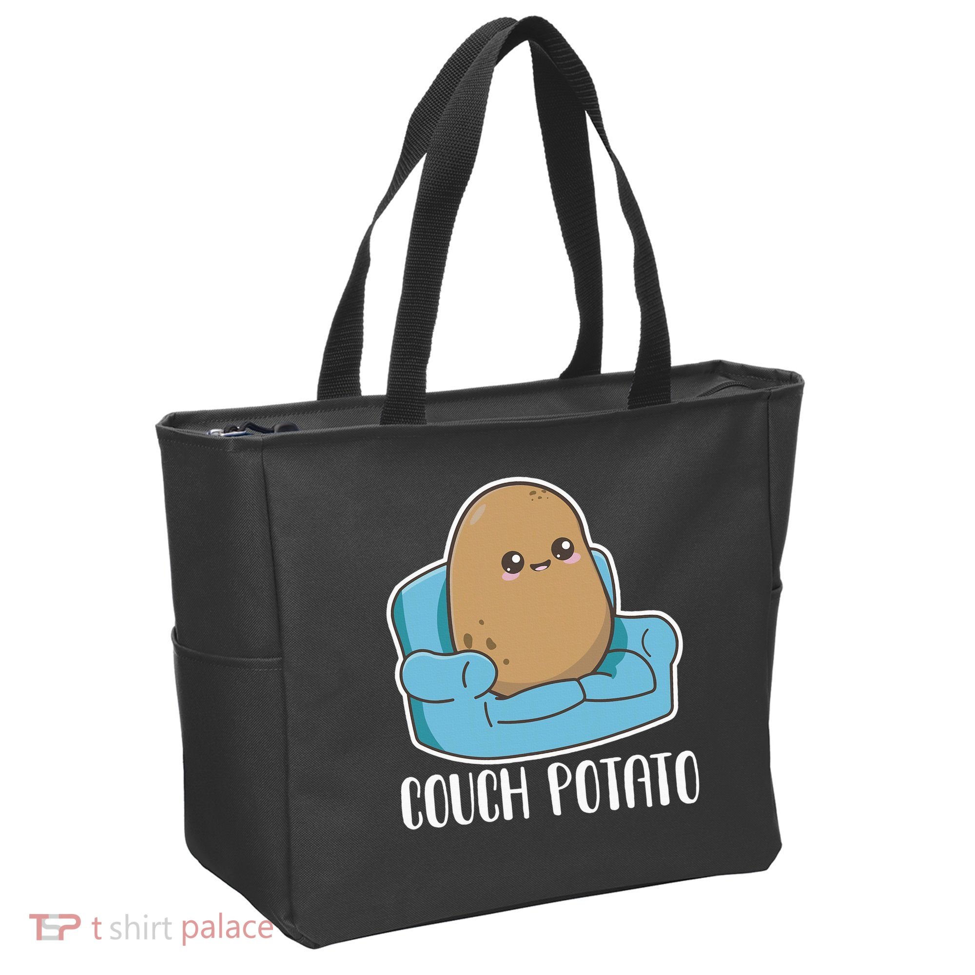 Couch Potato Cute Kawaii Funny Potato Tote Bag