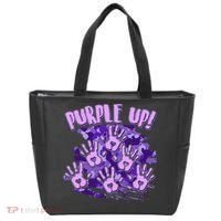 Cool Purple Camouflage Camo Hand Prints Tote Bag thumb 0