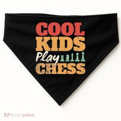 Cool Play Chess Player Chess Board Chess Lovers USA-Made Doggie Bandana