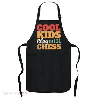 Cool Play Chess Player Chess Board Chess Lovers Apron