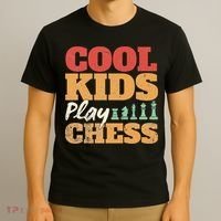 Cool Play Chess Player Chess Board Chess Lovers T-Shirt thumb 3