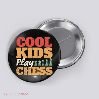 Cool Play Chess Player Chess Board Chess Lovers Button