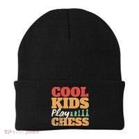 Cool Play Chess Player Chess Board Chess Lovers Beanie thumb 0