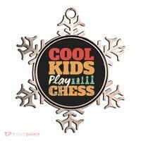 Cool Play Chess Player Chess Board Chess Lovers Ornament thumb 0
