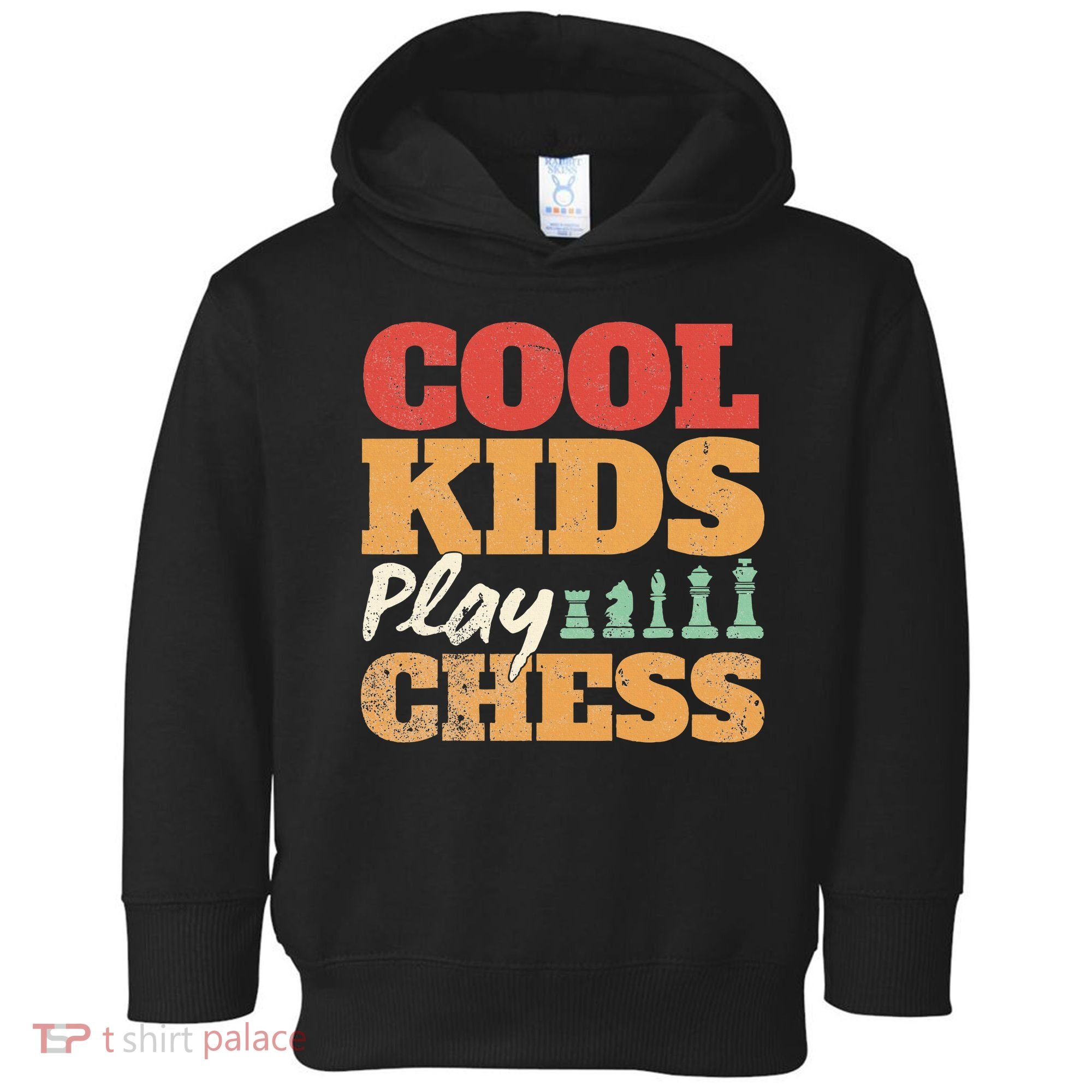 Cool Play Chess Player Chess Board Chess Lovers Toddler Hoodie