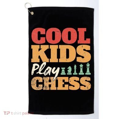 Cool Play Chess Player Chess Board Chess Lovers Golf Towel