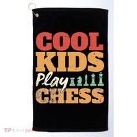 Cool Play Chess Player Chess Board Chess Lovers Golf Towel thumb 0