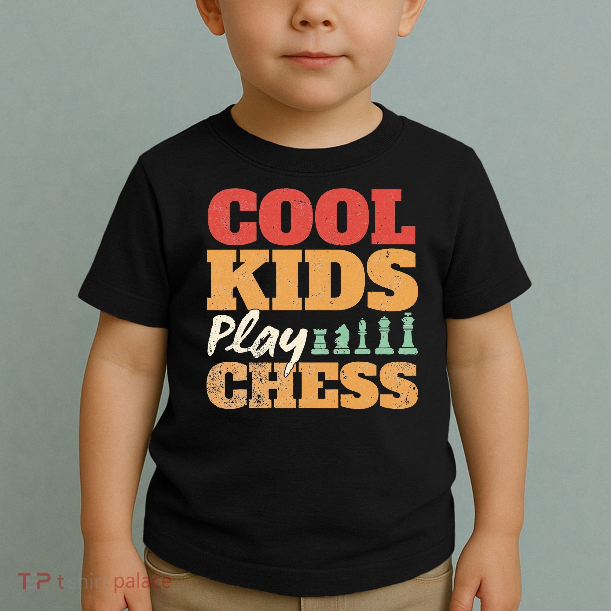 Cool Play Chess Player Chess Board Chess Lovers Toddler T-Shirt