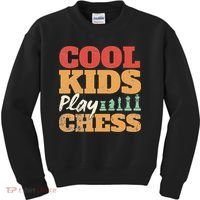 Cool Play Chess Player Chess Board Chess Lovers Kids Sweatshirt thumb 0