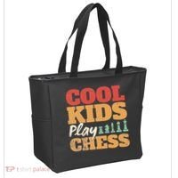 Cool Play Chess Player Chess Board Chess Lovers Tote Bag thumb 2