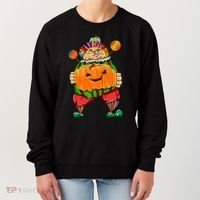 Clown Pumpkin Creepy Halloween Women's Sweatshirt thumb 0
