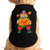 Clown Pumpkin Creepy Halloween Doggie Tank thumb 0