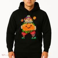 Clown Pumpkin Creepy Halloween Hoodie thumb 2