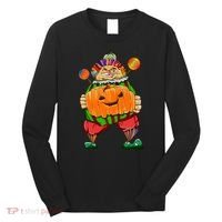 Clown Pumpkin Creepy Halloween Long Sleeve Shirt thumb 0