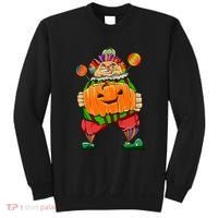 Clown Pumpkin Creepy Halloween Sweatshirt thumb 0