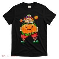Clown Pumpkin Creepy Halloween T-Shirt thumb 0