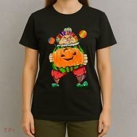 Clown Pumpkin Creepy Halloween T-Shirt thumb 4