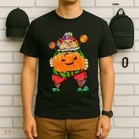 Clown Pumpkin Creepy Halloween T-Shirt thumb 6