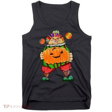 Clown Pumpkin Creepy Halloween Tank Top