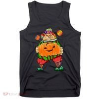 Clown Pumpkin Creepy Halloween Tank Top thumb 0