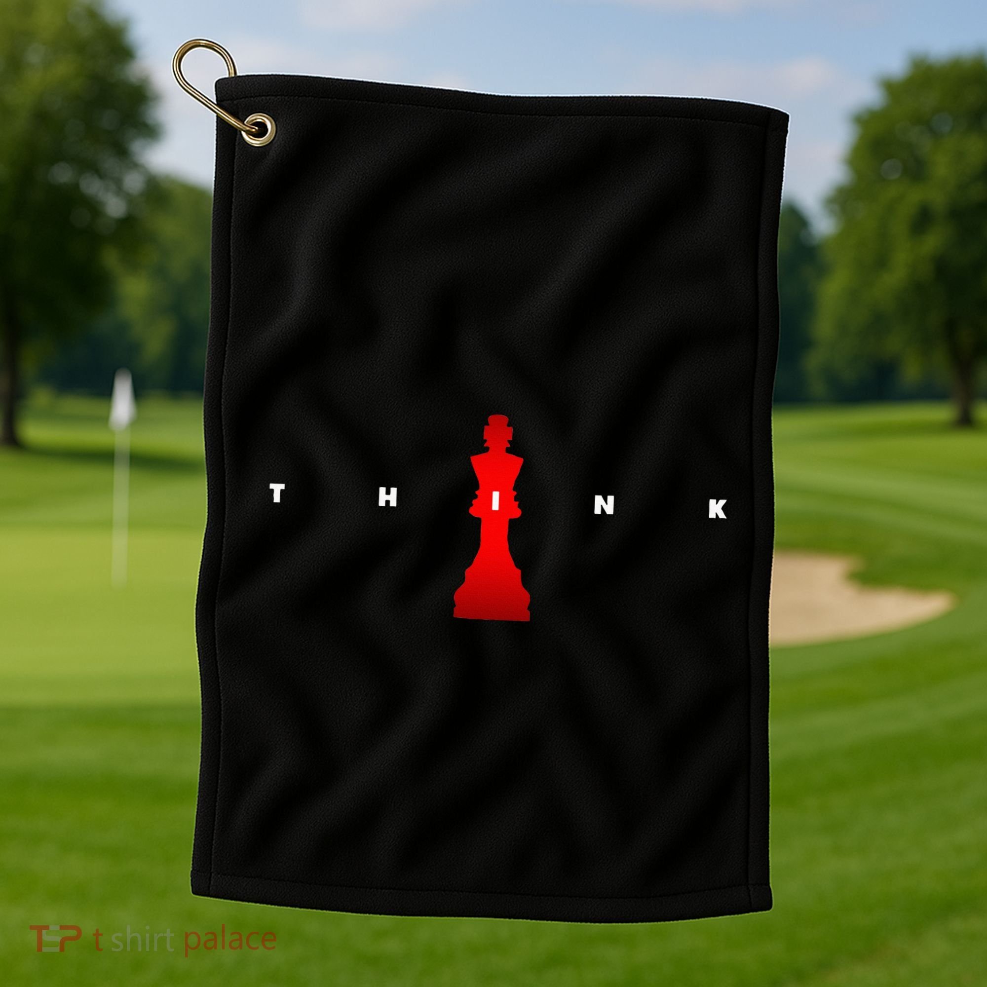 Chess Player Golf Towel