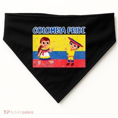 Colombian Pride Colombia Flag USA-Made Doggie Bandana