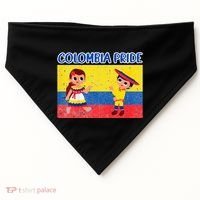 Colombian Pride Colombia Flag USA-Made Doggie Bandana thumb 0
