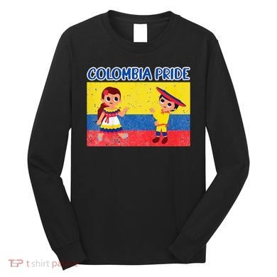 Colombian Pride Colombia Flag Long Sleeve Shirt