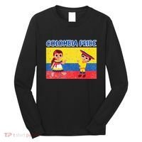 Colombian Pride Colombia Flag Long Sleeve Shirt thumb 0