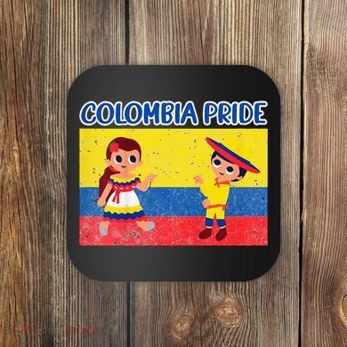 Colombian Pride Colombia Flag Coaster