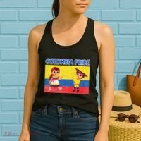 Colombian Pride Colombia Flag Women's Tank Top thumb 2