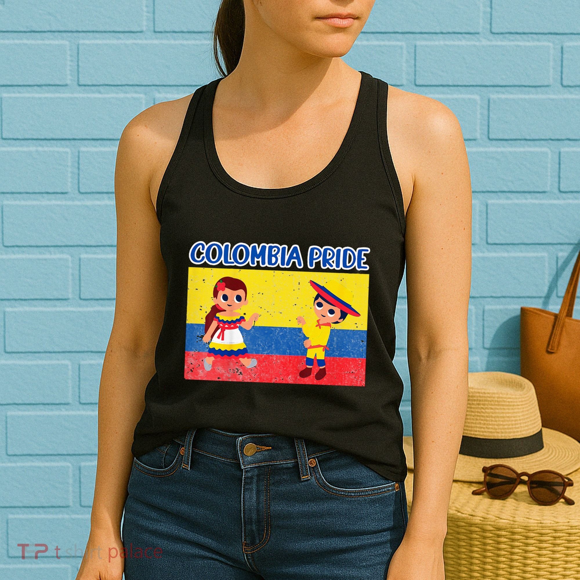 Colombian Pride Colombia Flag Women's Tank Top